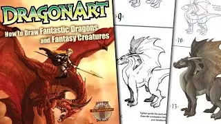 DRAGONART How to Draw Fantastic Dragons & Fantasy Creatures book review preview fantasy art