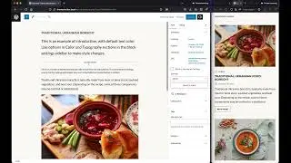 Appetite theme: Step 9 - Reset custom colors set in WordPress editor