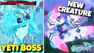 YETI BOSS Event is HERE! NEW CREATURES! | Creatures of Sonaria