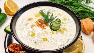 Болгарская окрошка! Просто и очень вкусно! Холодный суп Таратор.