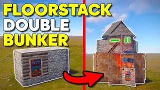 *NEW* Insane 2x1 expansion for Solo/Duo in RUST! (Double BUNKER, Double FLOORS)