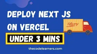 Deploy Next JS on Vercel under 3 mins #nextjs #reactjs