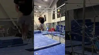 Male Gymnasts try out for the women’s team 😂 #olympics #gymnast #gymnastics #sports #fail #fails