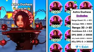 I GOT FIRST ASTRO DUCHESS IN THE GAME! 😱 NEW EPISODE 76 PART 2 UPDATE 🔥 - Toilet Tower Defense