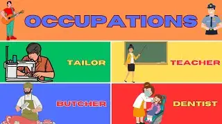 Names of Jobs And Occupations | Learn Occupations for Kids | English Vocabulary