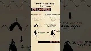 secret to animating capes and flowy things 