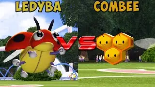 Pokemon battle revolution - Ledyba vs Combee