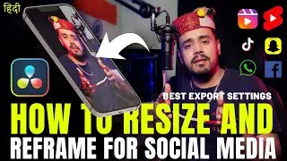 How to Resize ANY Video for Social Media in DaVinci Resolve 19 (FAST & EASY!)