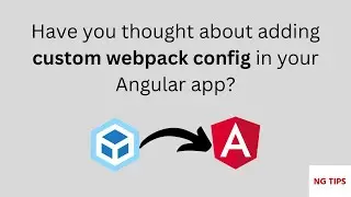 Have you thought about adding a custom webpack config in Angular?