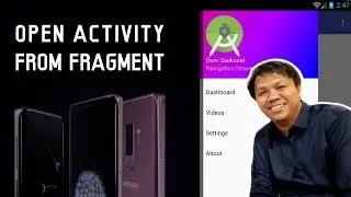 How to Open Activity from Fragment in Android  - Navigation Drawer