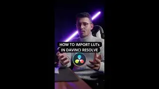 How to Import Luts #tutorial #shorts