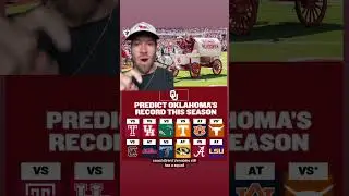 Oklahoma Sooners 2024 Season Preview & Record Prediction. What do you think they’ll finish??