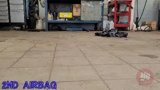 setting off two airbags irresponsibly (just for fun)