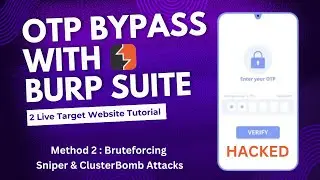 Bypass OTP Verification with Burp Suite (Sniper & Clusterbomb Bruteforcing ) Ethical Hacking live