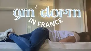 MY STUDENT DORM IN FRANCE - 9m2 ROOM TOUR - CROUS