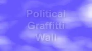 Political Graffiti Wall