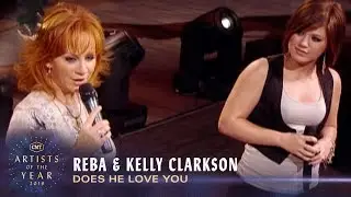 Reba & Kelly Clarkson Perform Does He Love You | CMT