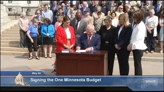 Governor Walz, DFL Leaders Hold One Minnesota Budget Signing Ceremony - 05/24/23