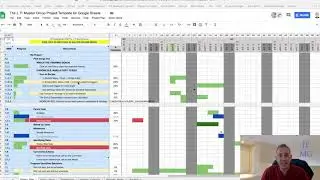 The J. P. Mueller Group Project Plan Template for Google Sheets