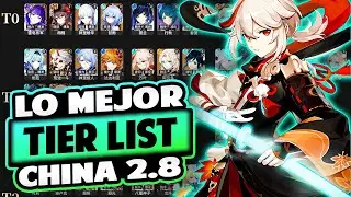 MEJORES PERSONAJES ACTUALES?? LO MEJOR ANTES DE SUMERU🏅 Tier List China 2.8 | Genshin Impact Español