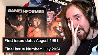 GameStop Shuts Down Game Informer | Asmongold Reacts