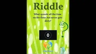 Riddle - What spends all the time on the floor but never gets dirty? #riddles #riddleswithanswers