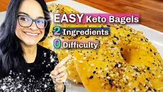 Two Ingredient Bagels - Low Carb Keto - Keto Breakfast - Keto Sandwich Bread