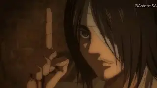 Эрен разговаривает с Райнером / Eren talks to Reiner (1/2) [Attack on Titan]