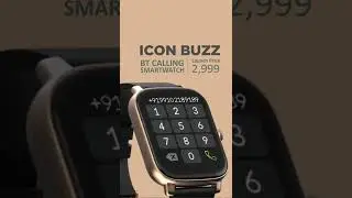 noisefit icon buzz bt calling smartwatch under 3000