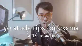 50 study tips for exams (in 15 minutes)