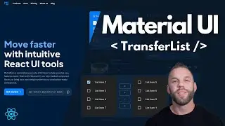 Transfer List - Learn Material UI Components in React