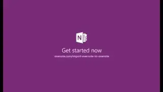 Making the move to OneNote from Evernote​​