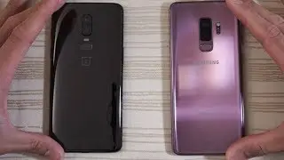 OnePlus 6 vs Samsung Galaxy S9 Plus - Speed Test!