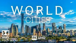 Самые красивые города в мире 8K видео Ultra HD с мягкой фортепианной музыкой - 60 кадров в секунду