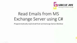 Read Emails from MS Exchange Server using C#