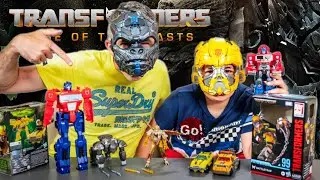 GIOCHI DEL FILM TRANSFORMERS Il Risveglio con Maschere Robot Trasformabili