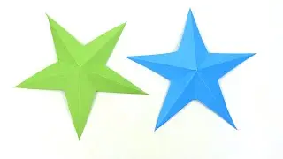 How to Make Simple & Easy Paper Star - Paper Star Origami