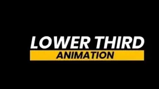 Lower Third Animation In After Effects | After Effects Tutorial | Easy Method