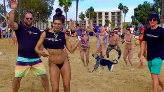 Beach Volleyball Festival in Redondo Beach, California