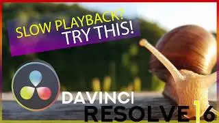 Smooth Playback In Davinci Resolve 16 In 2 minutes!