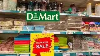 Dmart clearance sale offers, very cheap kitchen-ware & household starting ₹19, storage organisers