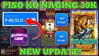 ₱1 PESO KO NAGING 30K INSTANT || DRAGON VS TIGER || RAINBOW GAME