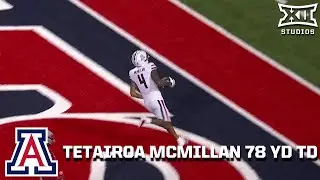 Arizona Wide Receiver Tetairoa McMillans 78-Yard Touchdown