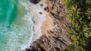 Relaxing Bossa Nova Jazz Music at the Beach with Ocean Waves to Stress Relief