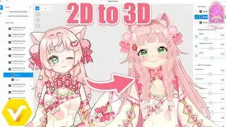 MisaaaVT 🍓🐈 | VTuber 3D Model〚 VRoid Timelapse 〛48