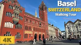 Amazing Basel, Switzerland 🇨🇭 Walking Tour | Most Beautiful City in Europe | 4K HDR