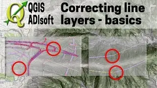 Correcting Mistakes and Digitizing Line Vector Shapefile layer