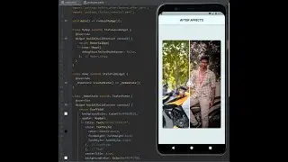 Before and after effects flutter UI || Flutter UI design