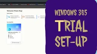 Windows 365 Cloud Trial Setup - Windows 365 2 Months trial