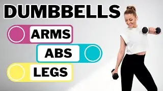 🔥18 Min Dumbbell Workout🔥Full Body Strength & Conditioning🔥ALL STANDING🔥NO JUMPING🔥NO REPEAT🔥